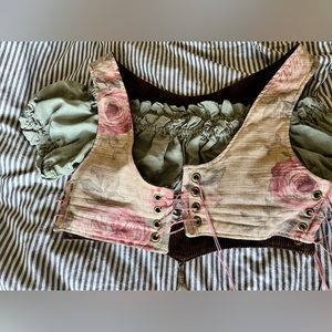 Renaissance corset and shirt